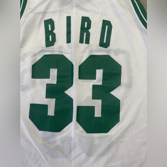 Boston Celtics - Extremely Rare Vintage White Larry Bird Champion Jersey!! - Picture 4 of 8